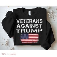 Veterans Against Trump Military Vets Oppose Trump Sweatshirt thumb 2
