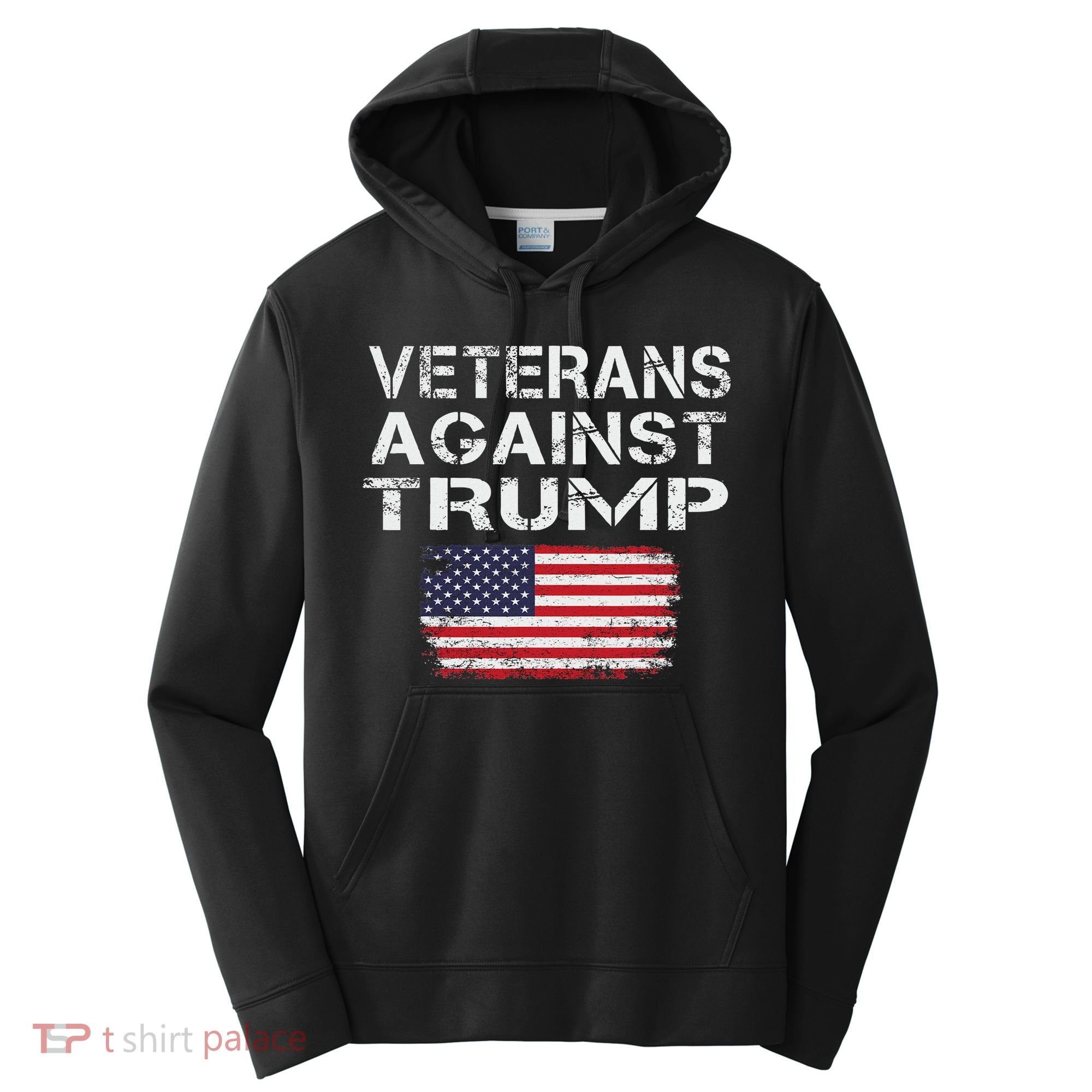 Veterans Against Trump Military Vets Oppose Trump Performance Fleece Hoodie