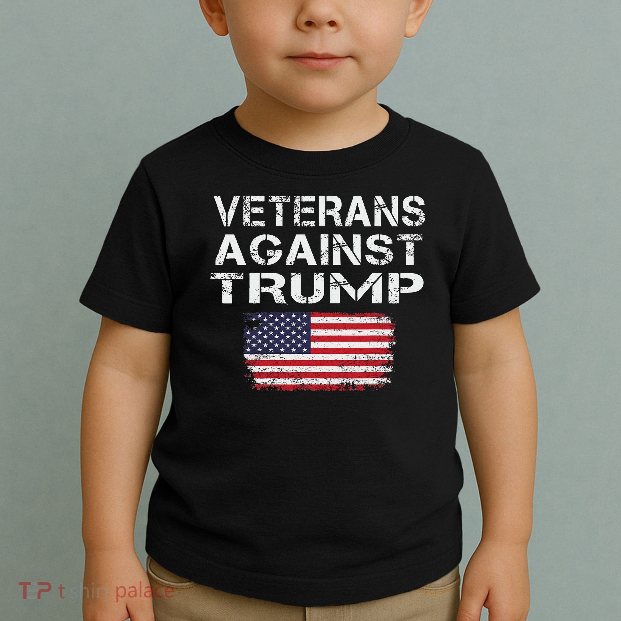Veterans Against Trump Military Vets Oppose Trump Toddler T-Shirt