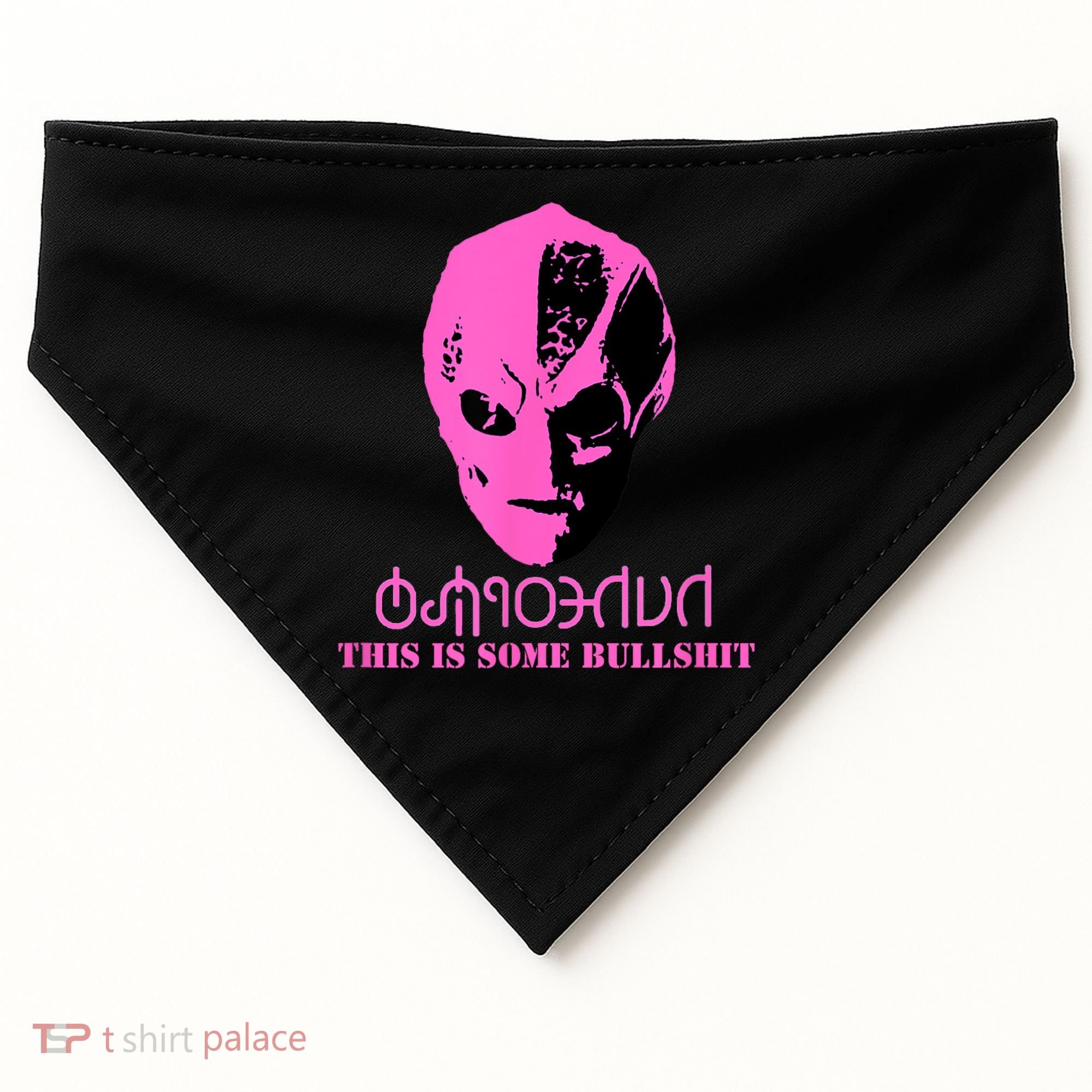 Vanderspeigle Alien This Some Bullshit | Funny USA-Made Doggie Bandana