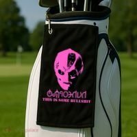 Vanderspeigle Alien This Some Bullshit | Funny Golf Towel thumb 2
