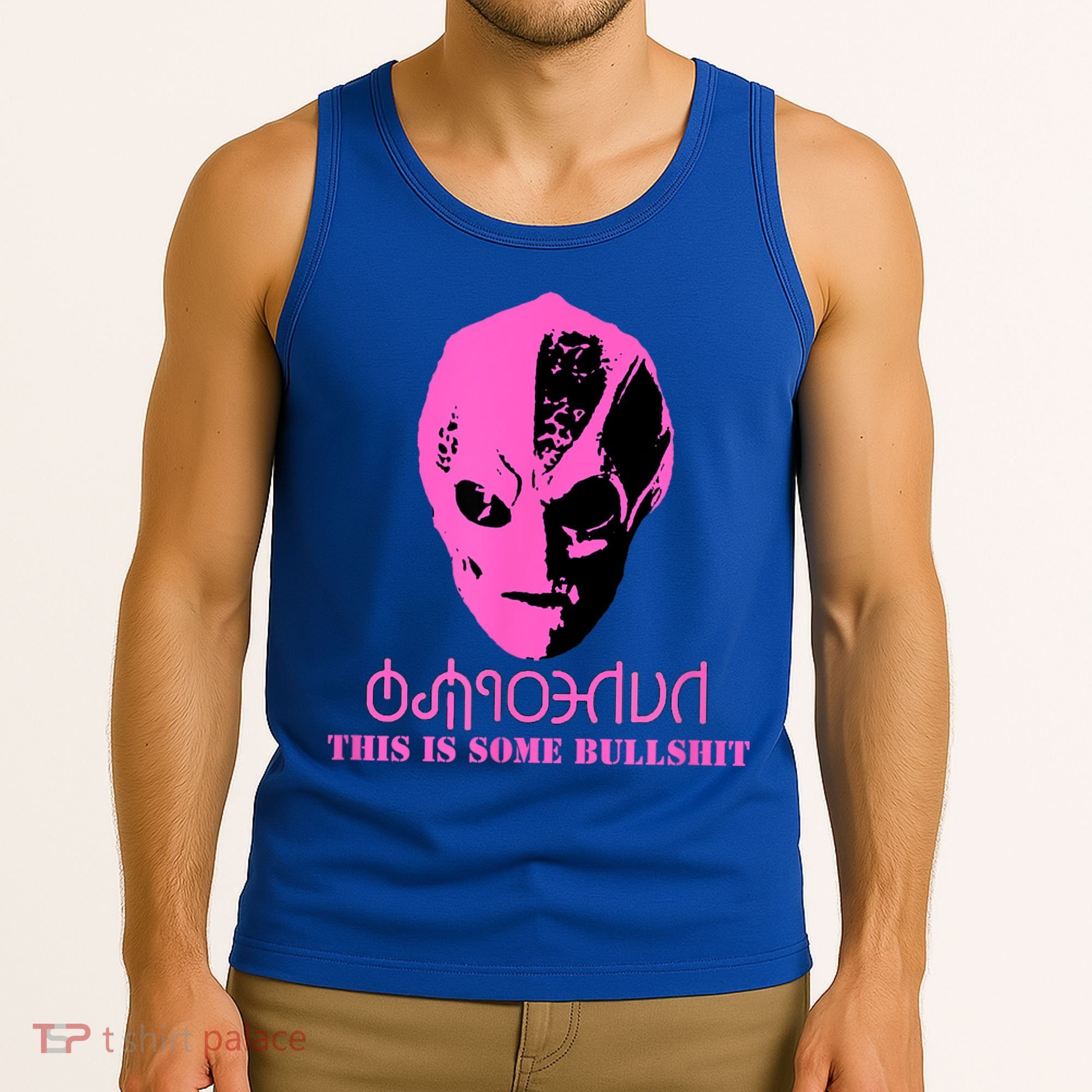Vanderspeigle Alien This Some Bullshit | Funny Tank Top