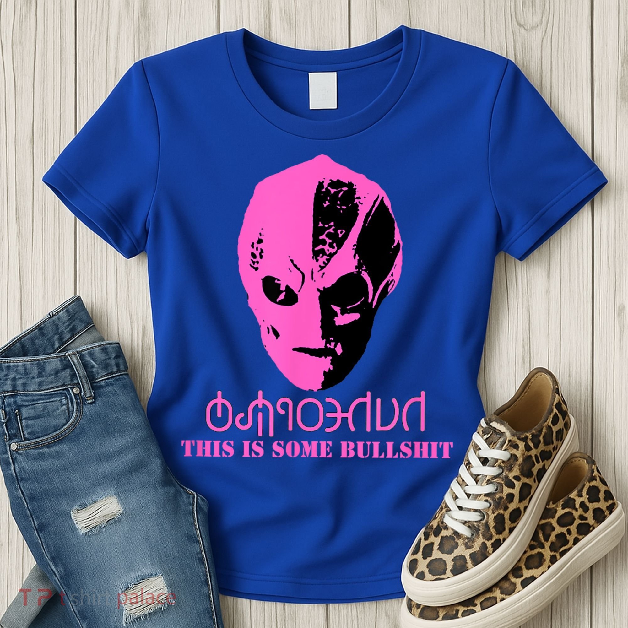Vanderspeigle Alien This Some Bullshit | Funny Women's T-Shirt