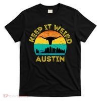 Vintage Austin Texas Keep It Weird Sunset T-Shirt thumb 0