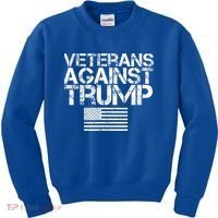 Veterans Against Trump  Kids Sweatshirt thumb 0