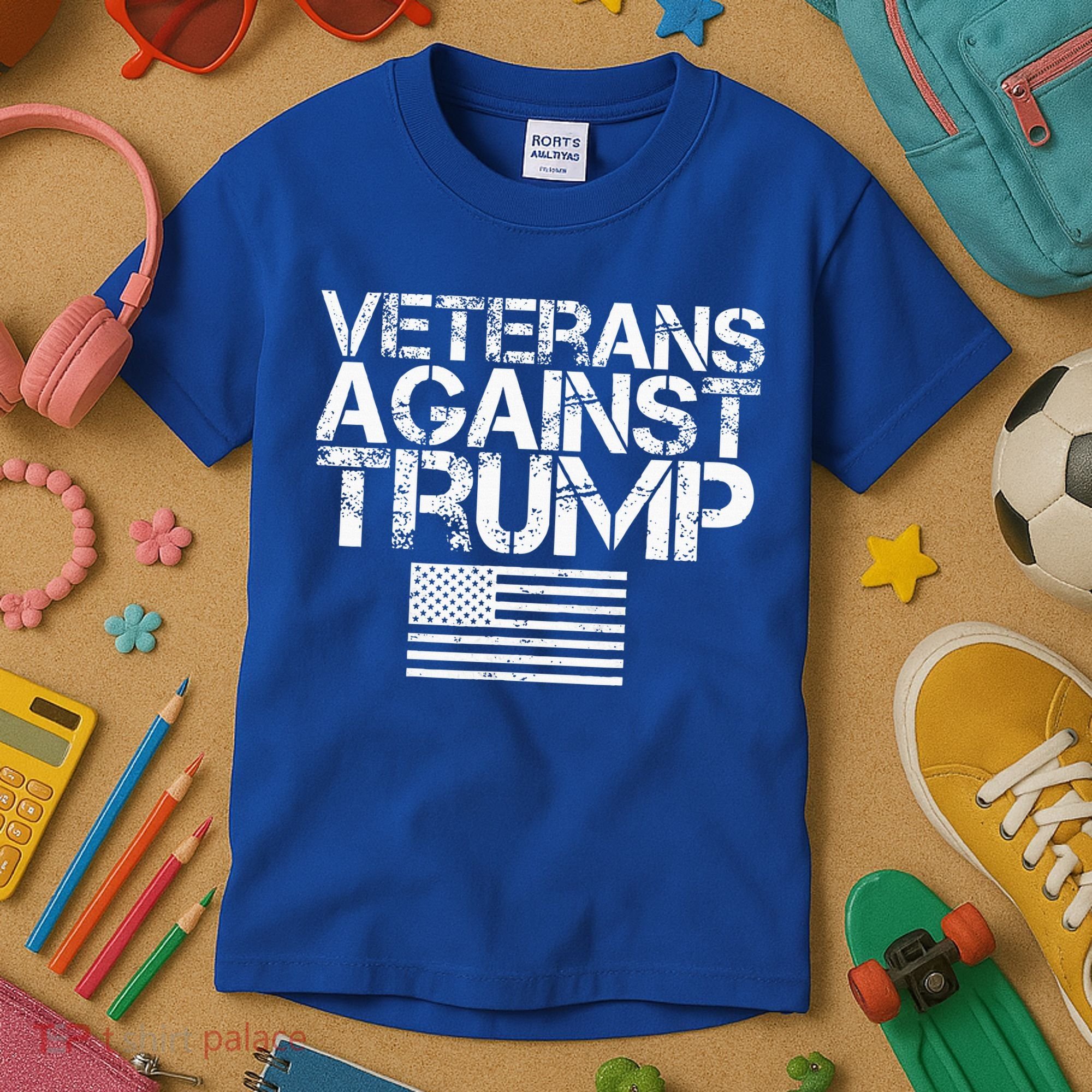 Veterans Against Trump  Kids T-Shirt