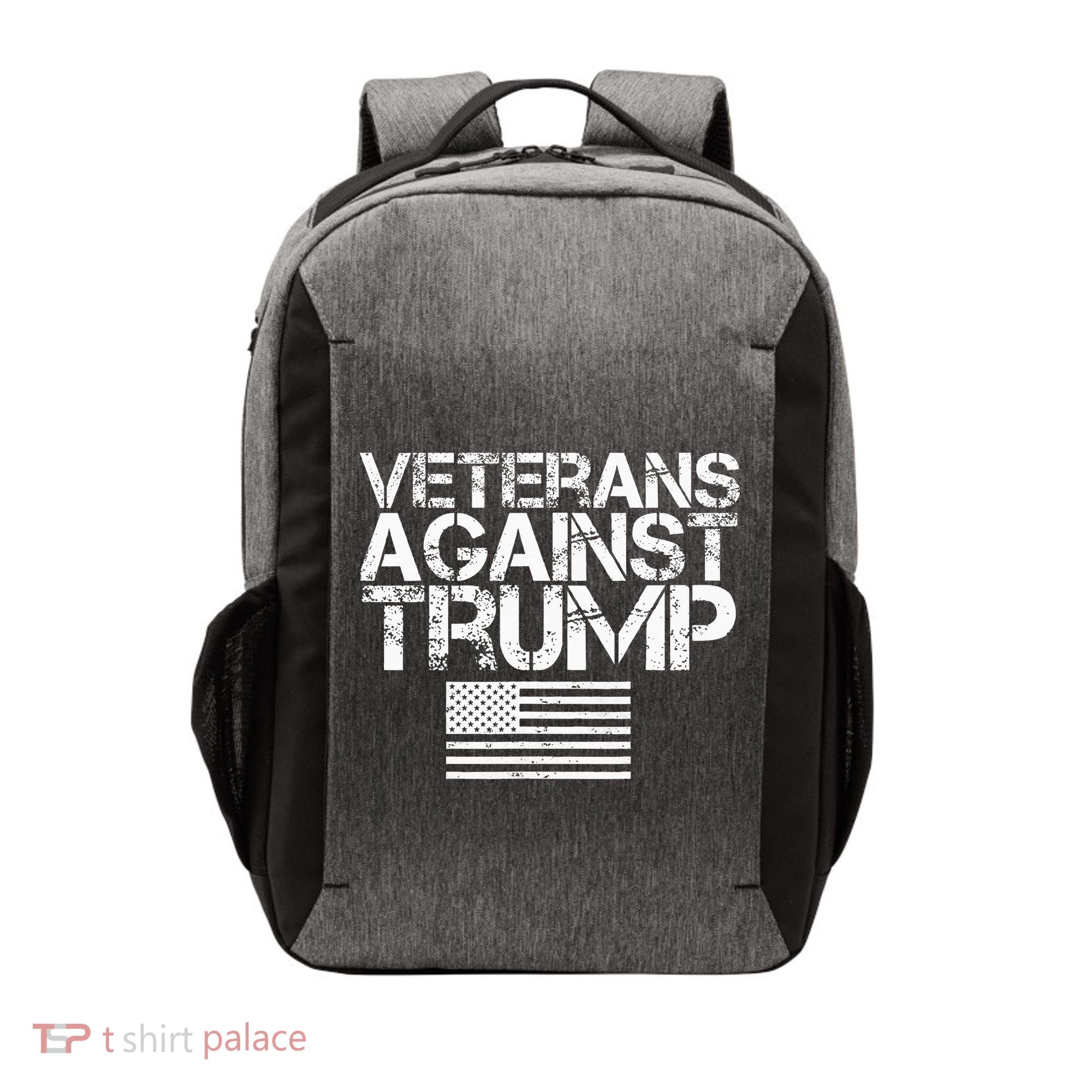 Veterans Against Trump  Vector Backpack
