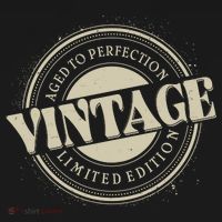 Vintage Age To Perfection Limited Edition Stamp Emblem T-Shirt thumb 7