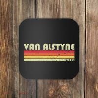 Van Alstyne Tx Texas Funny City Home Root Gift Retro 70s 80s Coaster thumb 0