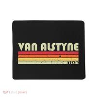 Van Alstyne Tx Texas Funny City Home Root Gift Retro 70s 80s Mousepad thumb 0