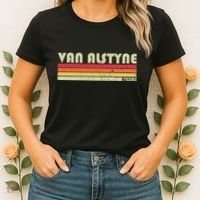 Van Alstyne Tx Texas Funny City Home Root Gift Retro 70s 80s Women's T-Shirt thumb 2