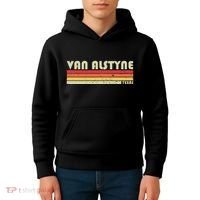Van Alstyne Tx Texas Funny City Home Root Gift Retro 70s 80s Kids Hoodie thumb 4