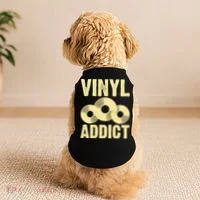 Vinyl Addict Doggie Tank thumb 2