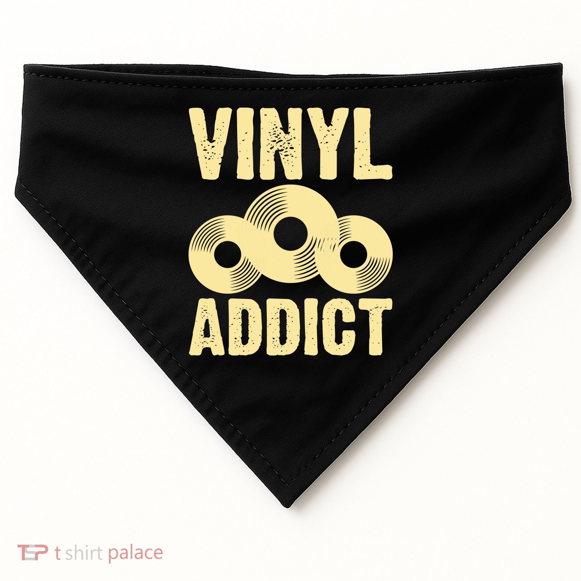 Vinyl Addict USA-Made Doggie Bandana