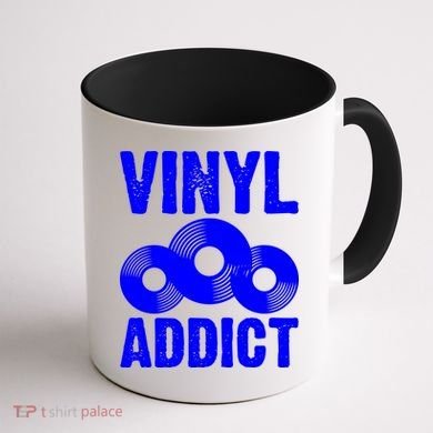 Vinyl Addict Coffee Mug back