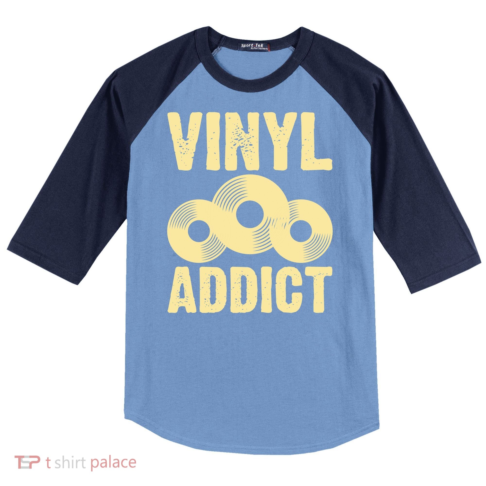 Vinyl Addict Raglan Baseball Sleeve Shirt