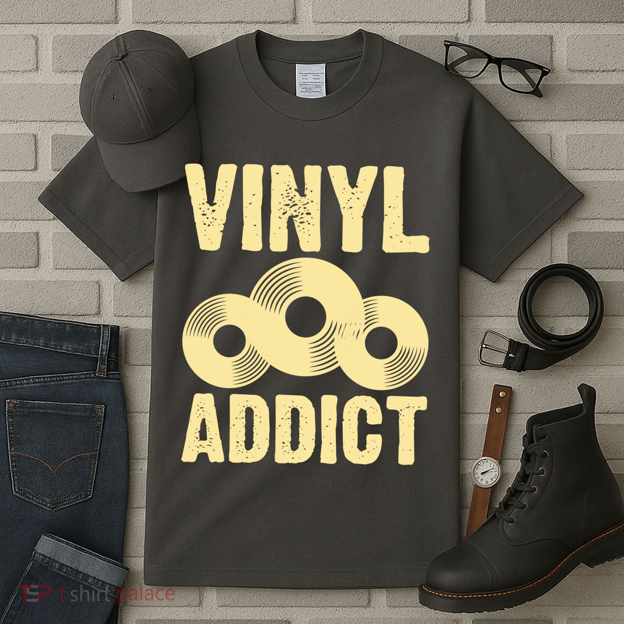 Vinyl Addict Tall T-Shirt