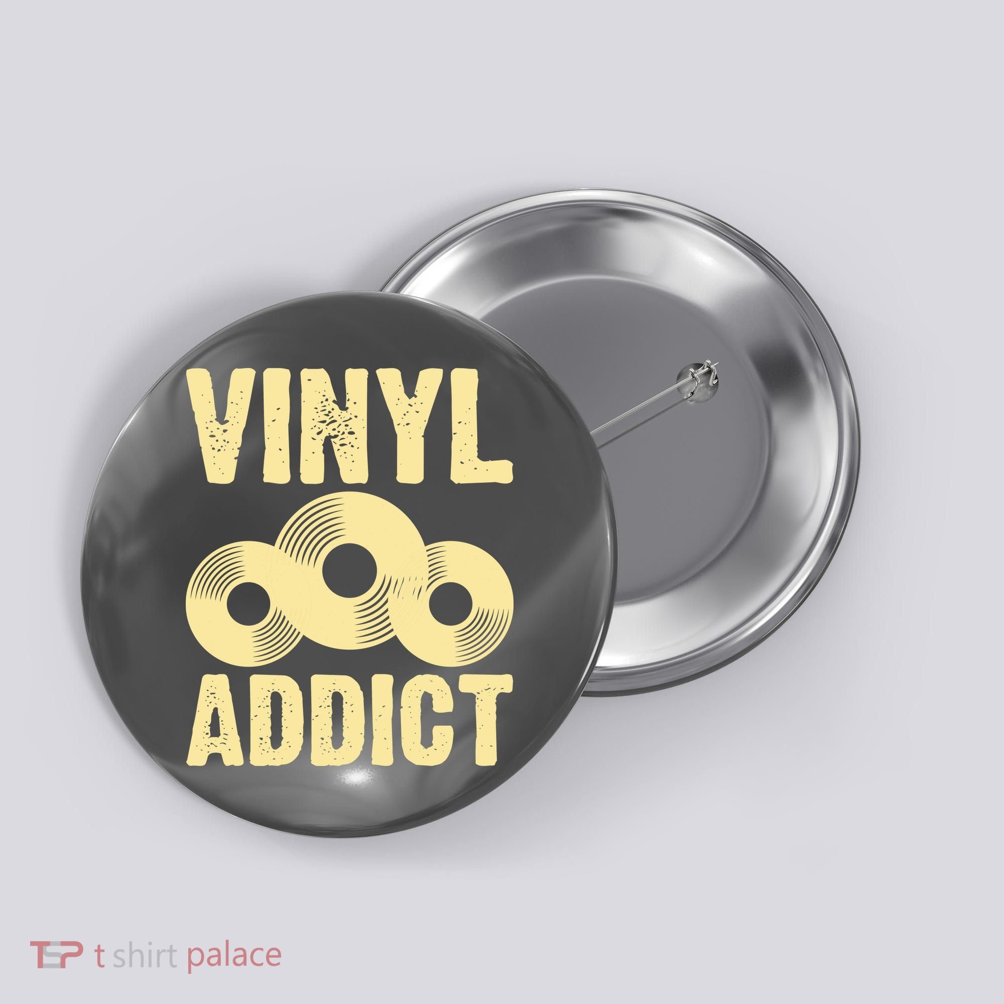 Vinyl Addict Button