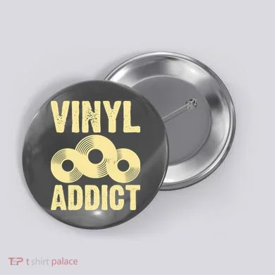 Vinyl Addict Button