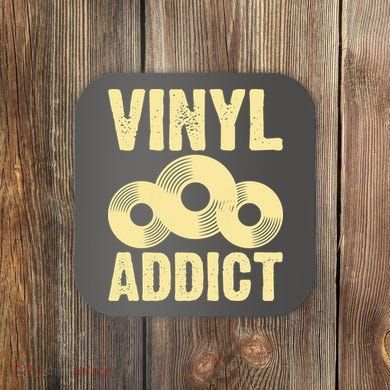 Vinyl Addict Coaster