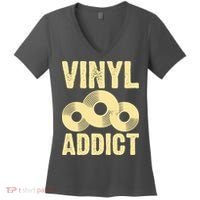 Vinyl Addict Women's V-Neck T-Shirt thumb 0