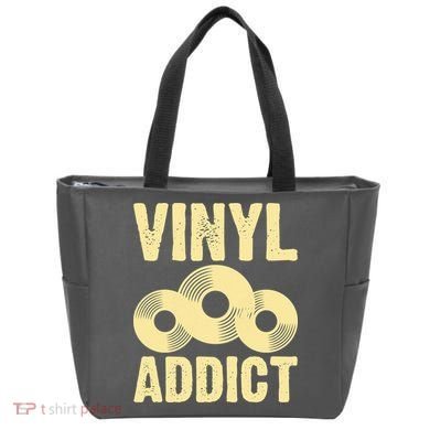 Vinyl Addict Tote Bag