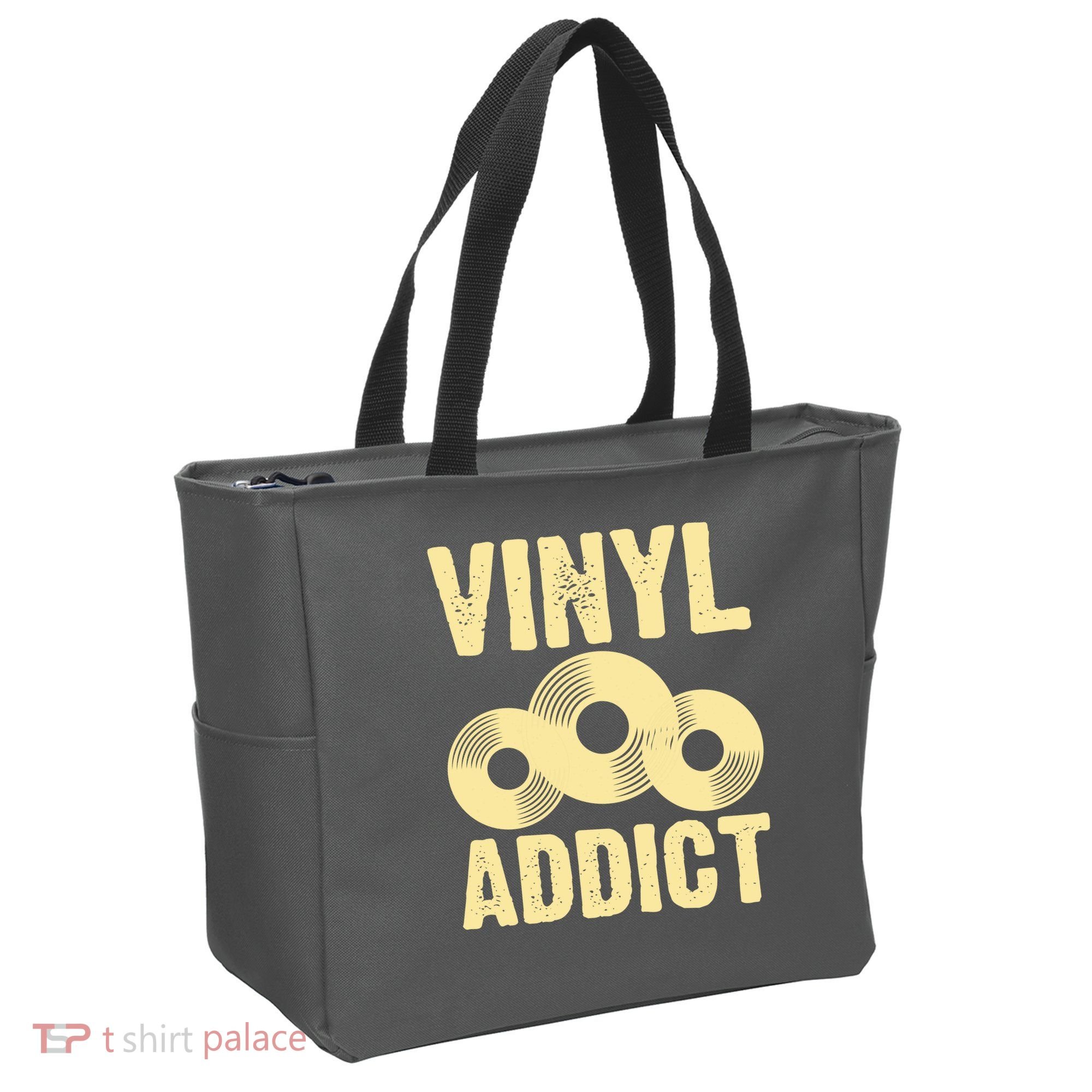 Vinyl Addict Tote Bag