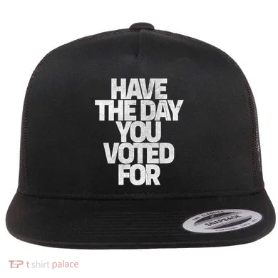 Voting Aftermath Flat Bill Trucker Hat