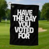 Voting Aftermath Golf Towel thumb 1