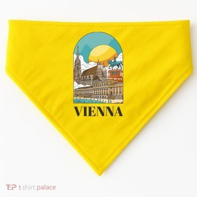 Vienna Austria USA-Made Doggie Bandana