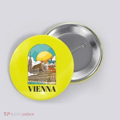 Vienna Austria Button