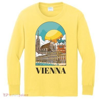 Vienna Austria Kids Long Sleeve Shirt