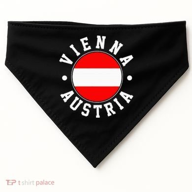 Vienna Austria USA-Made Doggie Bandana