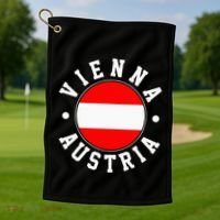 Vienna Austria Golf Towel thumb 1