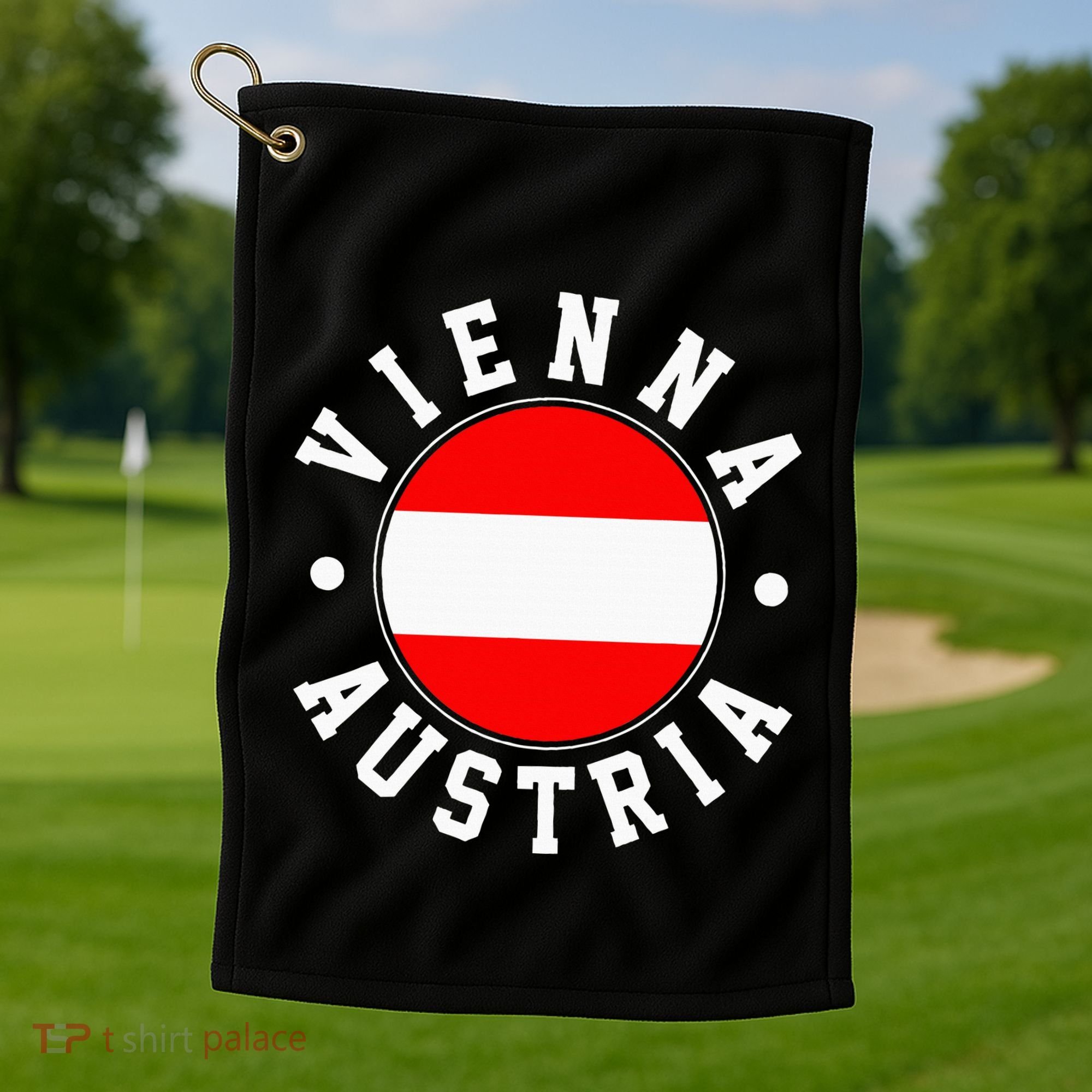 Vienna Austria Golf Towel