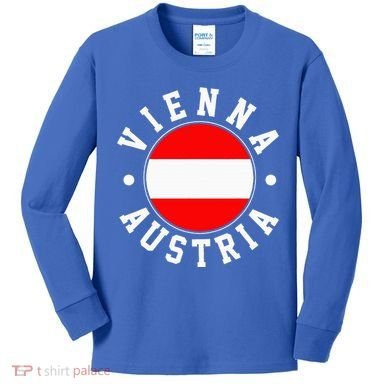 Vienna Austria Kids Long Sleeve Shirt