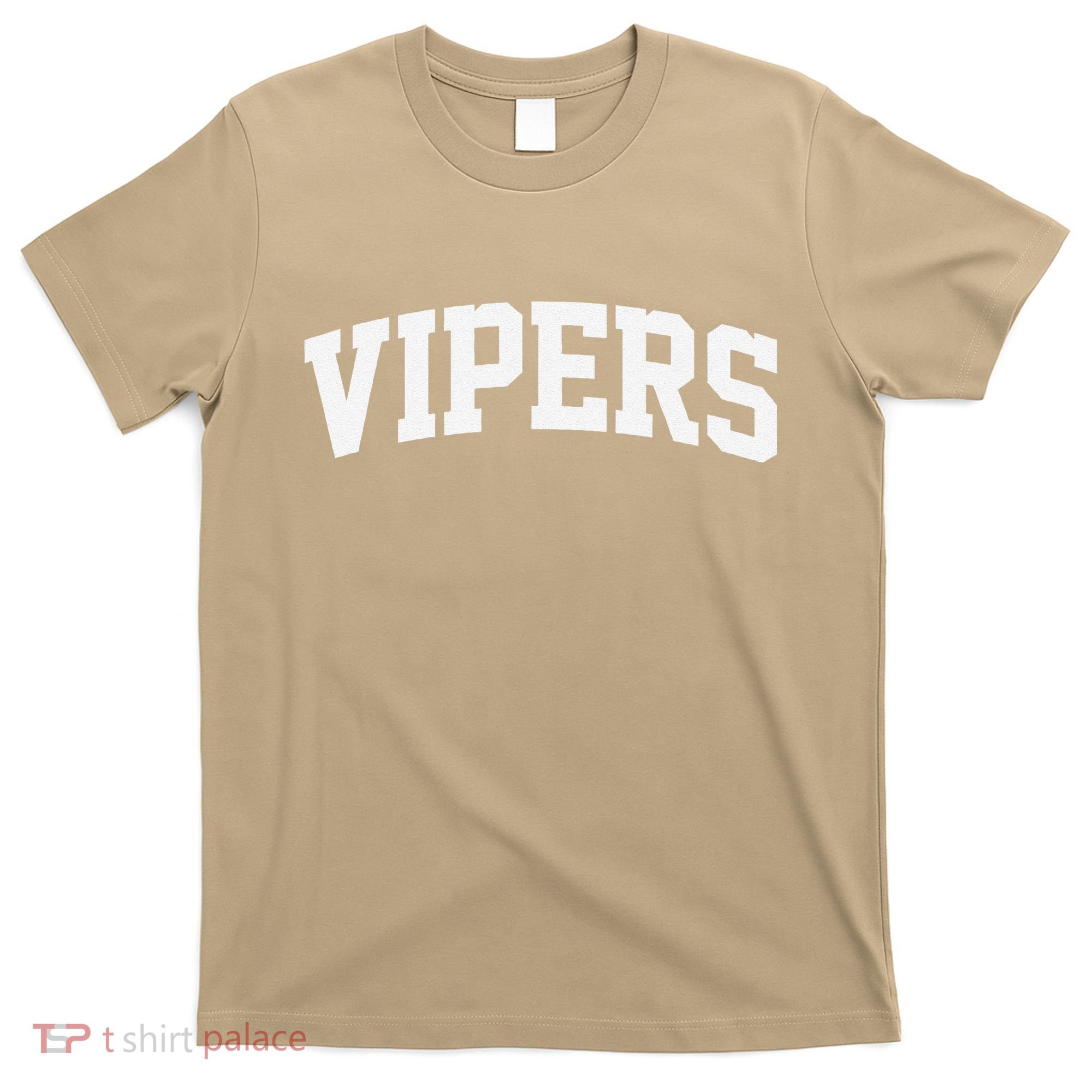 Vipers Arch Vintage Retro College Athletic Sports T-Shirt