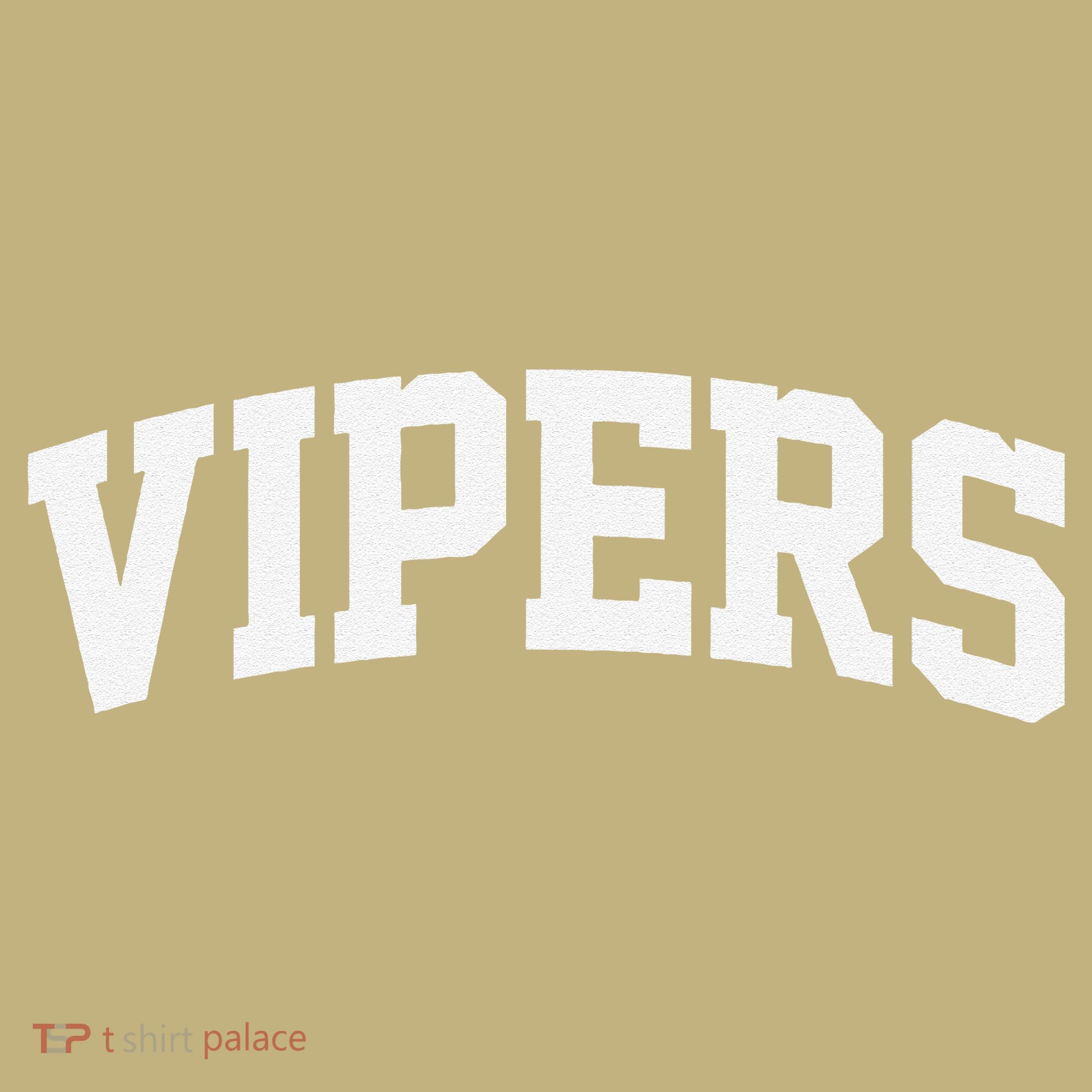 Vipers Arch Vintage Retro College Athletic Sports T-Shirt
