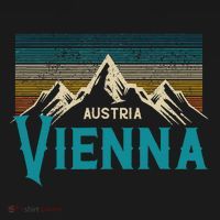 Vienna Austria Vienna Vintage Mountains Alps Ski Souvenir T-Shirt thumb 7