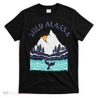 Vintage Alaska Wild Landscape Humpback Whale T-Shirt thumb 0