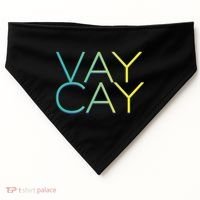 VayCay Vacation Logo USA-Made Doggie Bandana thumb 0