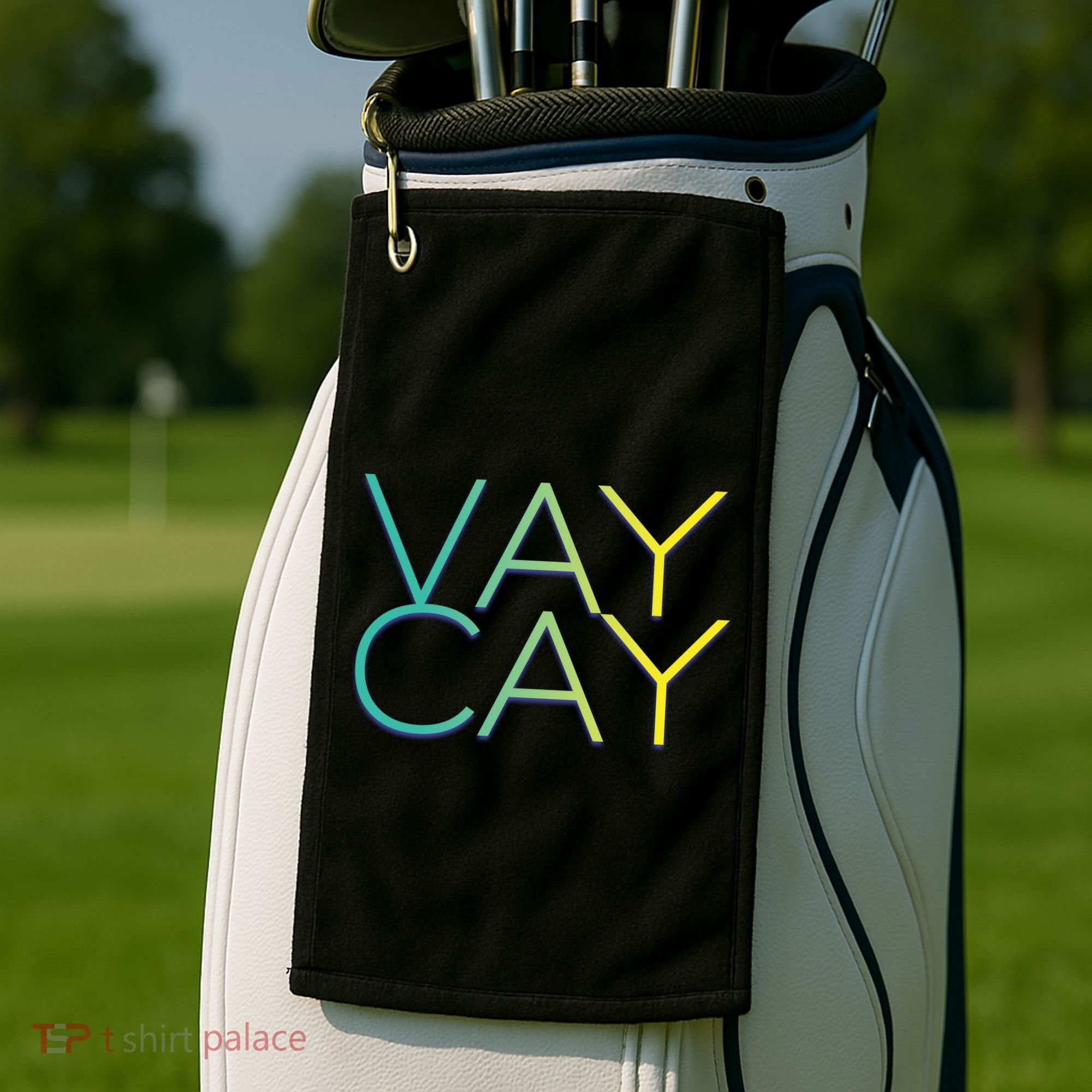 VayCay Vacation Logo Golf Towel