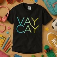 VayCay Vacation Logo Kids T-Shirt thumb 3