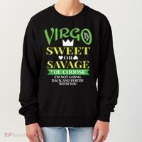 Virgo Astrology Zodiac September Birthday Quote Horoscope Gift Women's Sweatshirt thumb 0