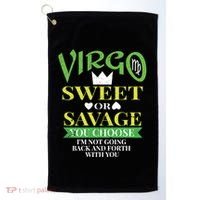 Virgo Astrology Zodiac September Birthday Quote Horoscope Gift Golf Towel thumb 0