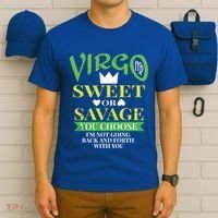 Virgo Astrology Zodiac September Birthday Quote Horoscope Gift T-Shirt thumb 6