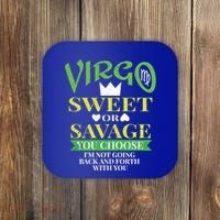 Virgo Astrology Zodiac September Birthday Quote Horoscope Gift Coaster thumb 0