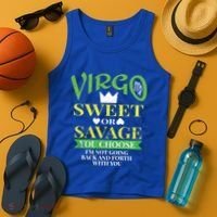 Virgo Astrology Zodiac September Birthday Quote Horoscope Gift Tank Top thumb 4