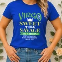 Virgo Astrology Zodiac September Birthday Quote Horoscope Gift Women's T-Shirt thumb 2