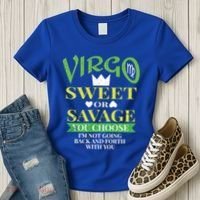 Virgo Astrology Zodiac September Birthday Quote Horoscope Gift Women's T-Shirt thumb 3